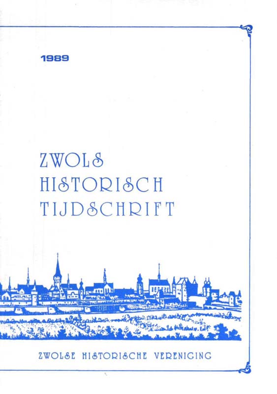 Zwolse Historisch Tijdschrift 1989, Aflevering 2