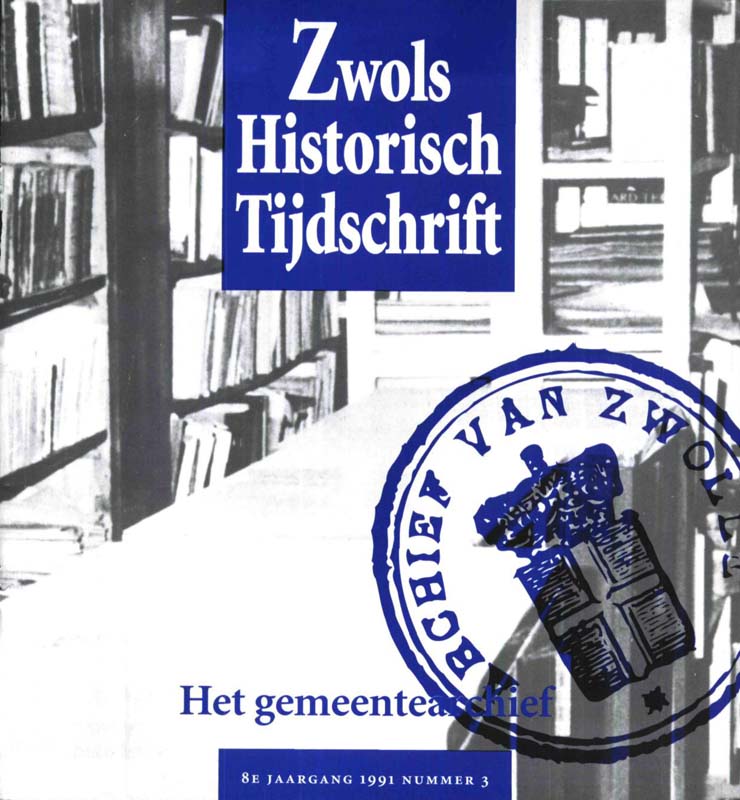 Zwolse Historisch Tijdschrift 1991, Aflevering 3