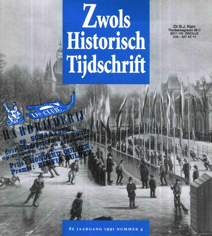 Zwolse Historisch Tijdschrift 1991, Aflevering 4