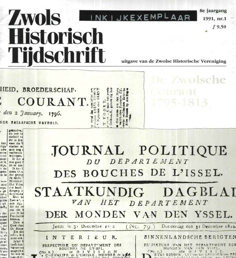 Zwolse Historisch Tijdschrift 1991, Aflevering 1