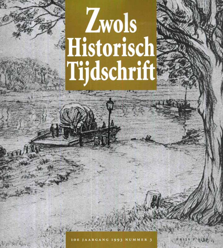 Zwolse Historisch Tijdschrift 1993, Aflevering 3