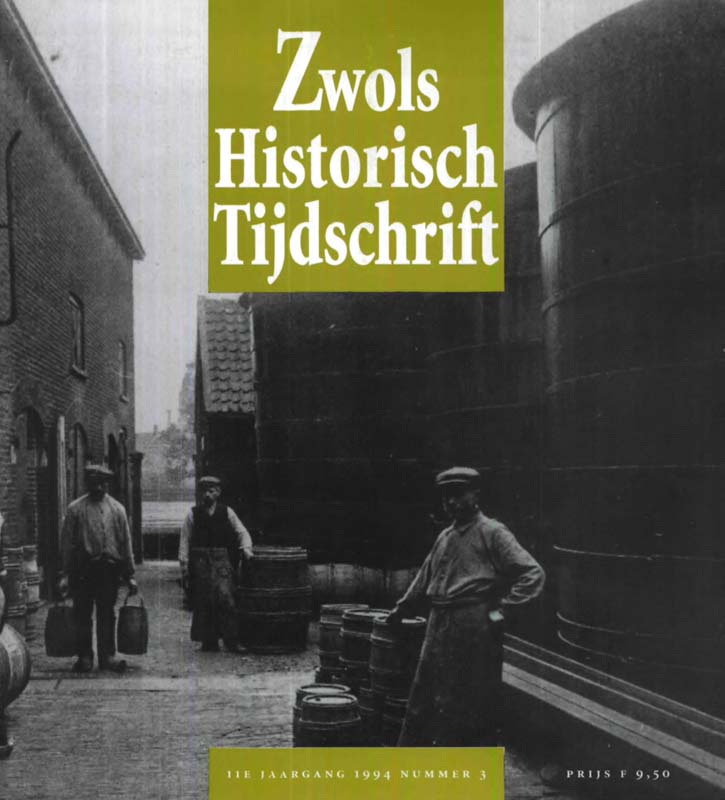 Zwolse Historisch Tijdschrift 1994, Aflevering 3