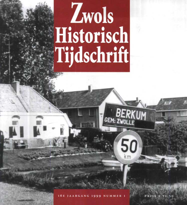 Zwolse Historisch Tijdschrift 1999, Aflevering 1